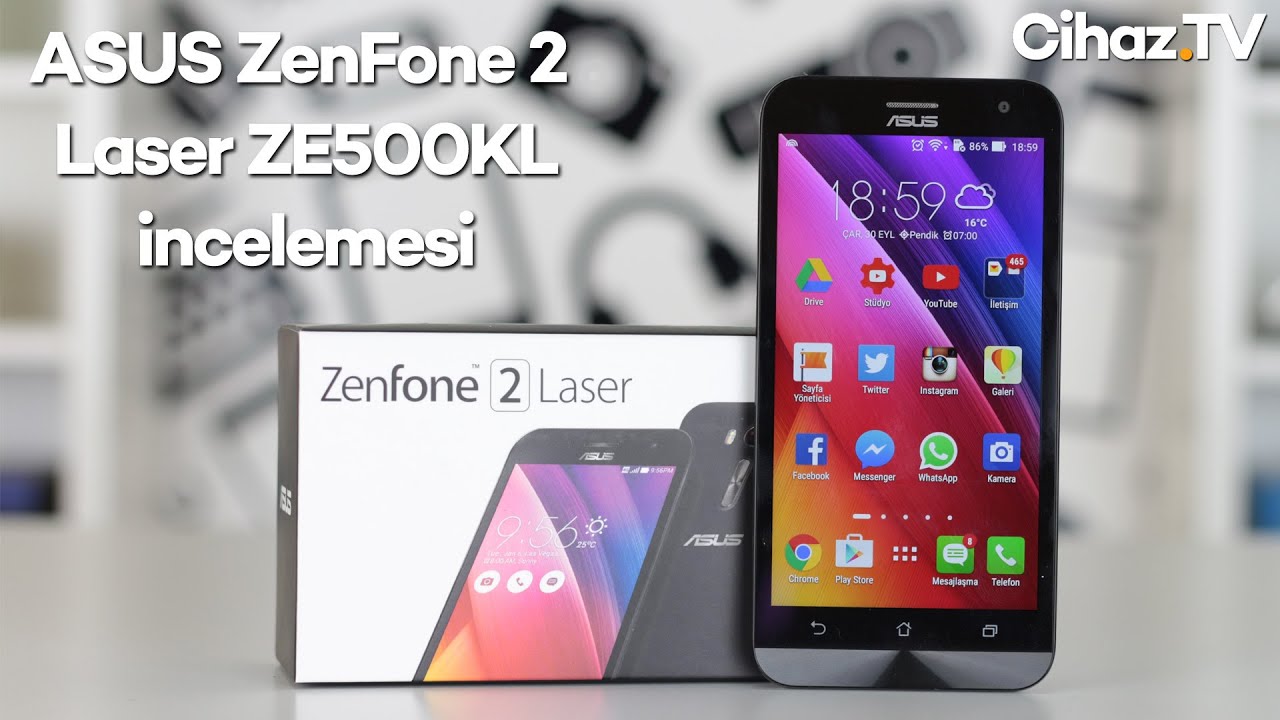 ASUS ZenFone 2 Laser ZE500KL video inceleme