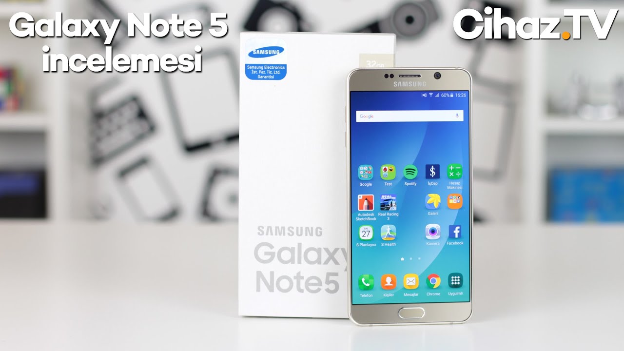 Galaxy Note 5 inceleme (Video)