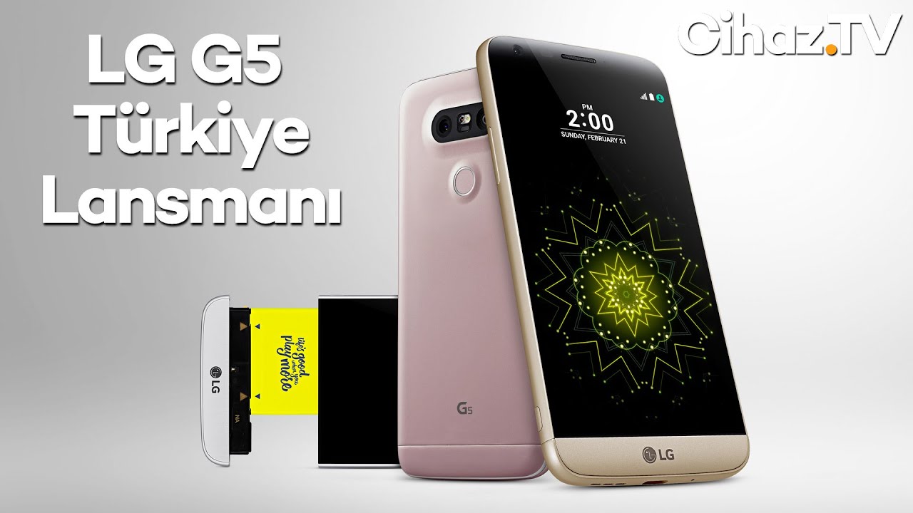 LG G5 lansmanı ve LG G5 Oyun Arkadaşları tanıtımı