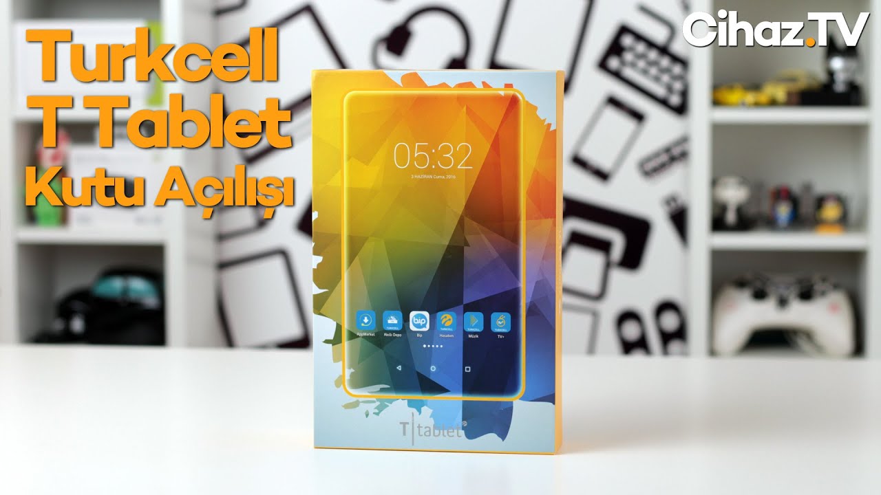 Turkcell T Tablet kutu açılışı (Video)