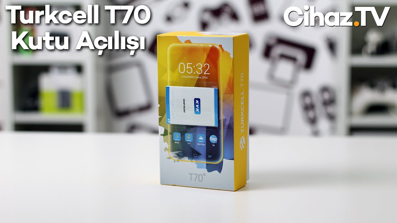 Turkcell T70 kutu açılışı (Video)