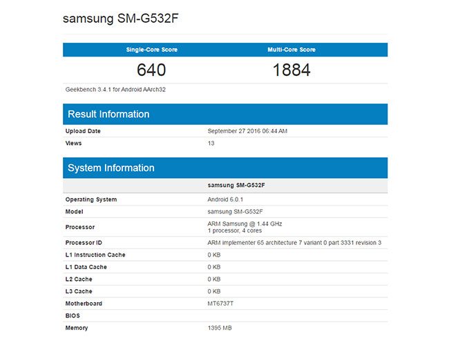 Samsung Galaxy Grand Prime (2016) teknik özellikleri - CihazTV