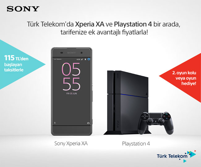 sony-xperia-xa-playstation-4-turk-telekom-cihaztv