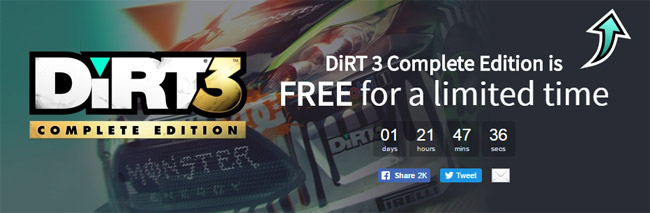 49 TL'lik DiRT 3 Complete Edition bedava oldu!