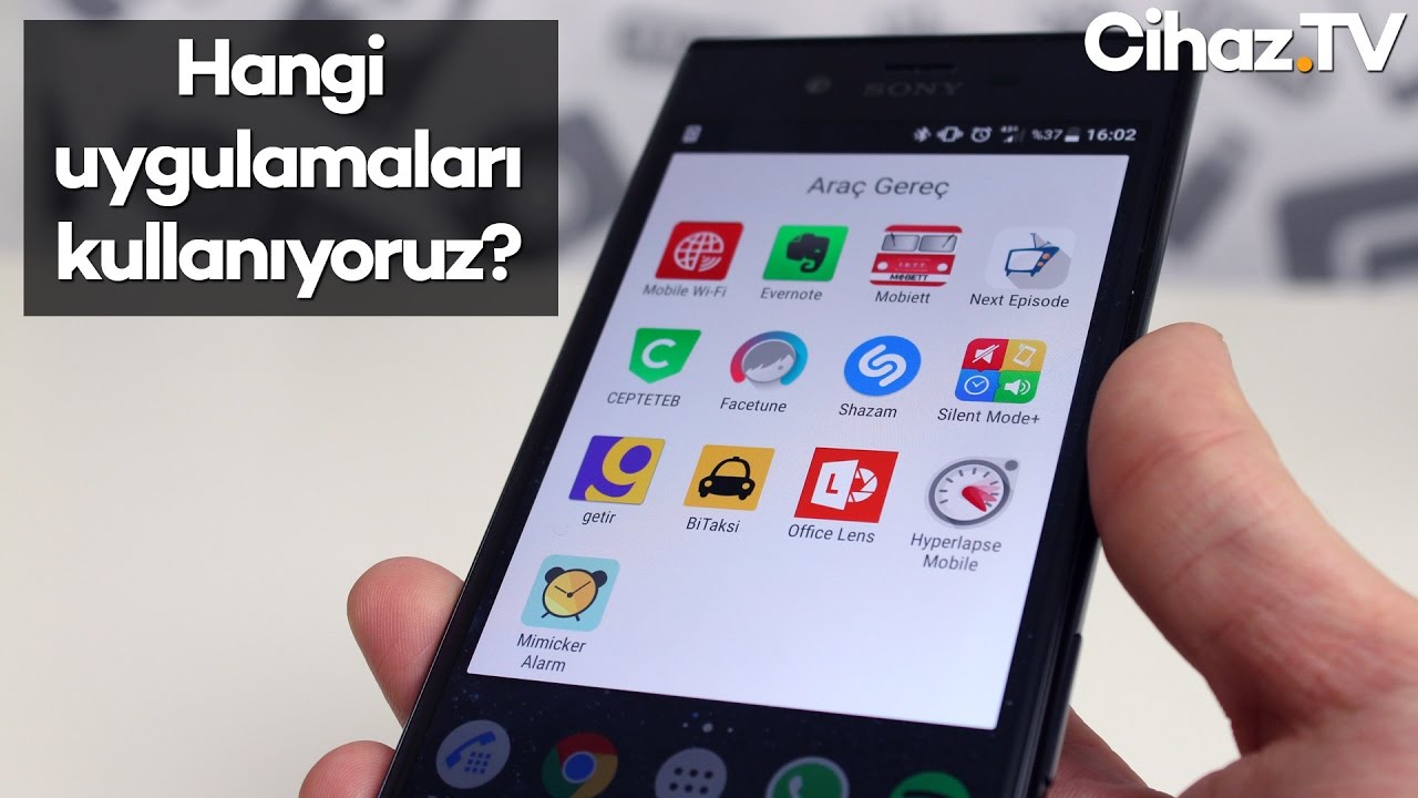 Telefonlarımızda hangi uygulamaları kullanıyoruz? (Video)