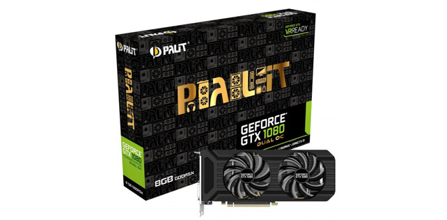 Palit gtx 1080 dual oc разбор