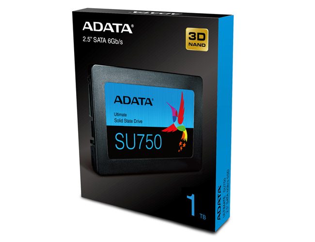 ADATA Ultimate SU750 2.5" SATA SSD tanıtıldı