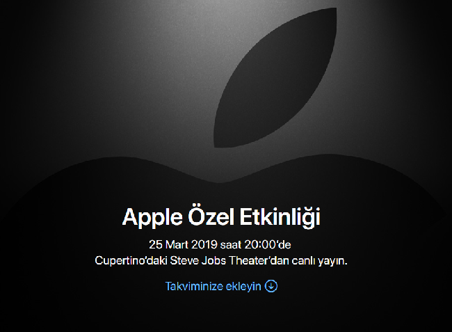 25 mart apple özel etkinliği