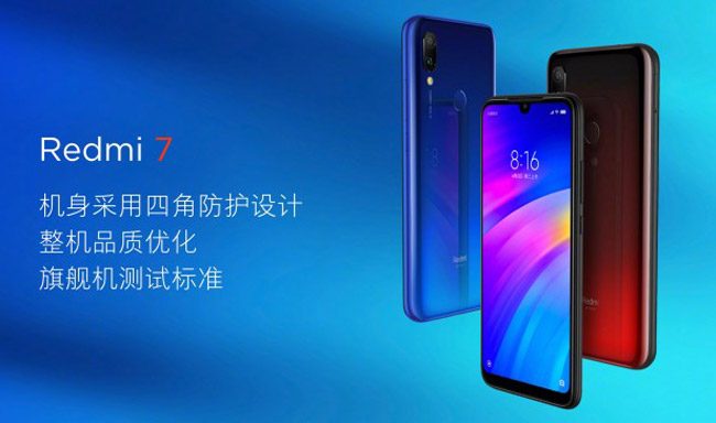 Xiaomi Redmi 7 resmi olarak tanıtıldı