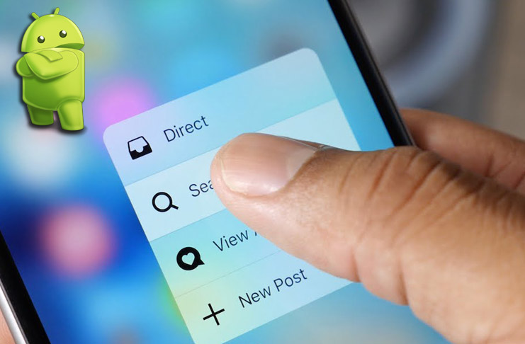 Android Q Apple’ın 3D Touch’ına benzer bir özellikle gelebilir