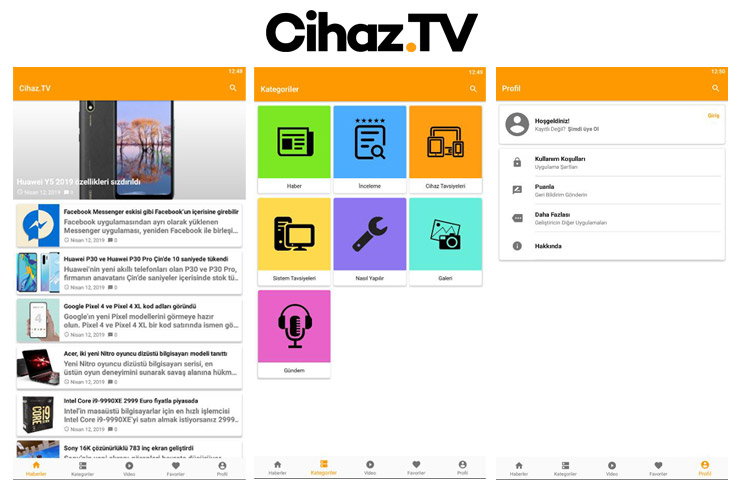 CihazTV Android uygulaması kullanıma hazır