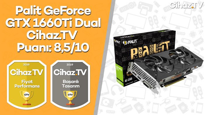 Palit GeForce GTX 1660 Ti Dual İnceleme (Video)