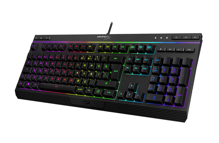 HyperX Alloy Core RGB Membran Klavye Türkçe Versiyonuyla Piyasaya Çıktı