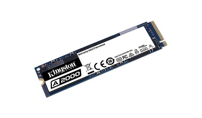 Kingston A2000 500GB 2200MB/2000MBs NVMe PCIe M2 SSD