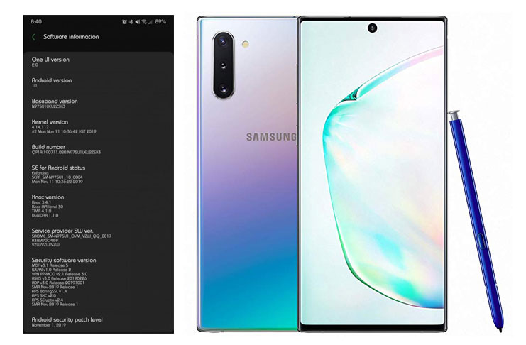 Galaxy Note 10 Kullanıcıları ABD'de One UI 2.0 Beta Güncellemesine Kavuştu