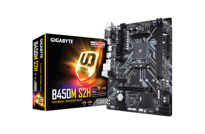Gigabyte B450M S2H AMD B450 Soket AM4 DDR4 3600(O.C.)Mhz mATX Anakart (555 TL)