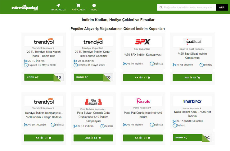 İnternet Alışverişlerinizi Daha Uygun Hale Getiren Harika Site: indirimkuponkod.com