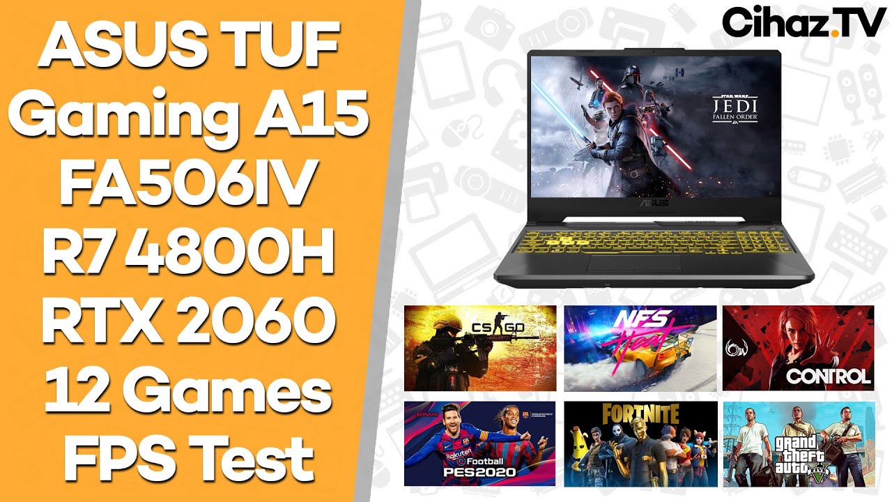 ASUS TUF FA506 IV TUF Gaming A15 Oyun FPS Testleri (Video)