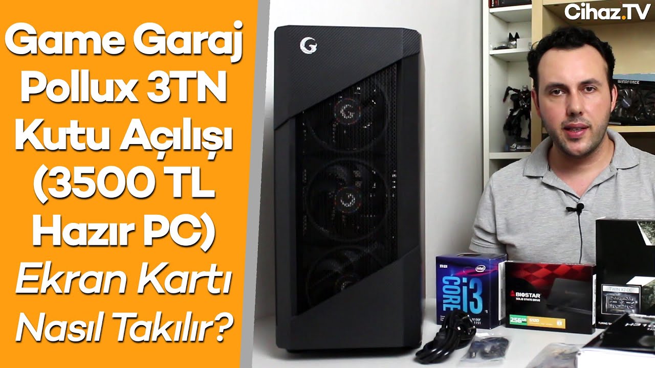 Game Garaj Pollux 3TN Kutu Açılışı – 3500 TL Civarı Hazır Sistem (Video)