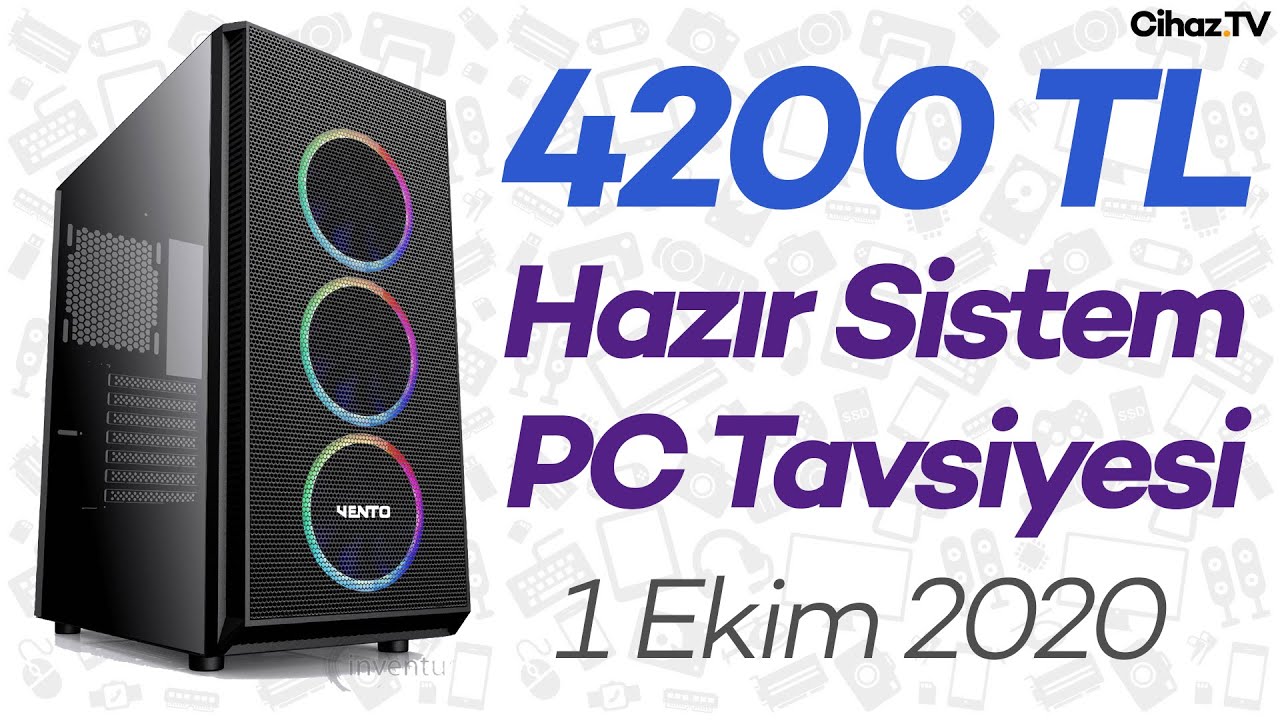 4200 TL Hazır Sistem PC Tavsiyesi – Inventus Elraenn Parva (Video)