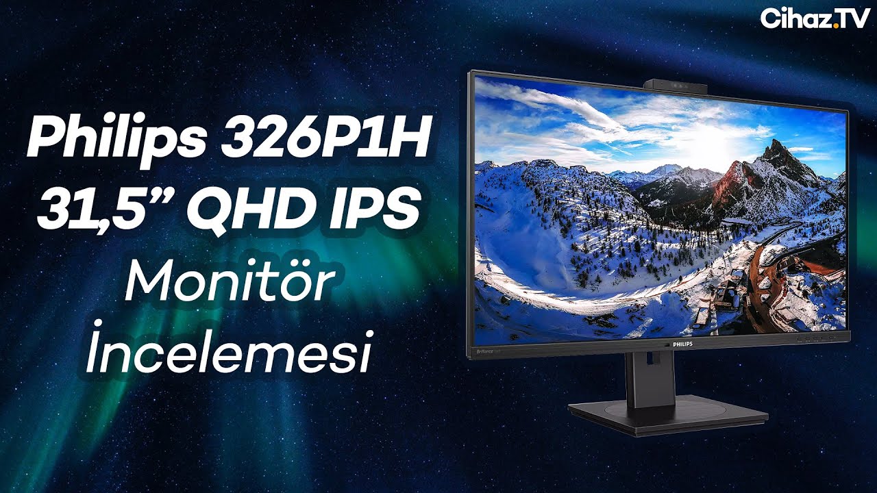 Philips 326P1H İnceleme – 31,5 inç QHD IPS Monitör (Video)