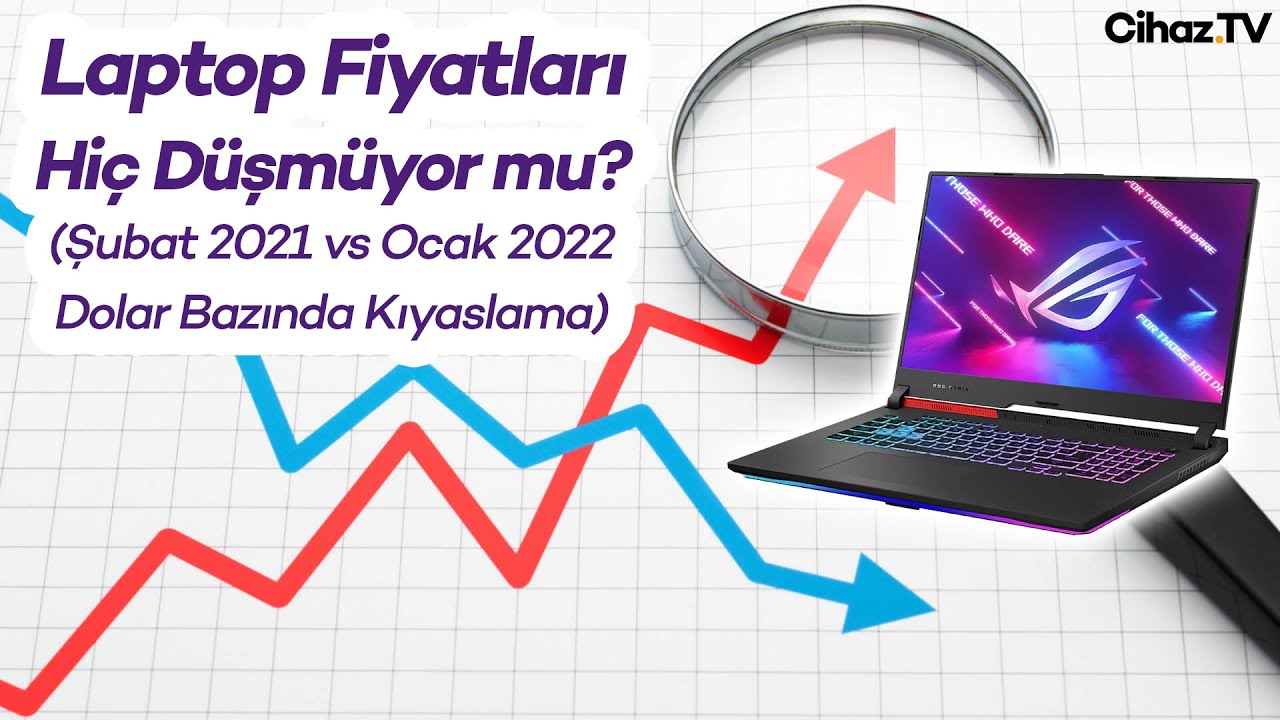 Laptop Fiyatları Hiç Düşmüyor mu? (Video) 10 Ocak 2022