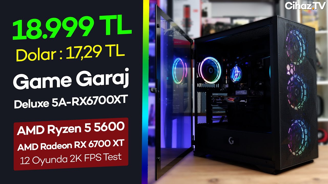 Game Garaj Deluxe 5A-RX6700XT İncelemesi (Video)