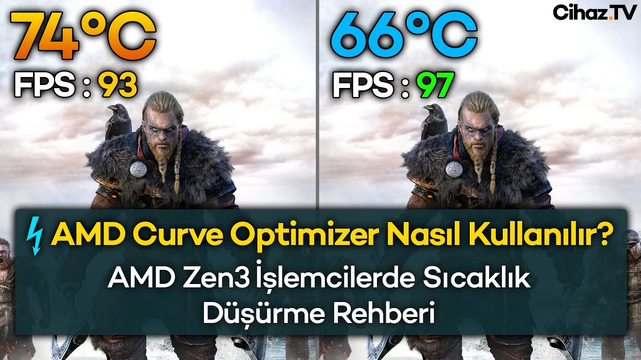 AMD Curve Optimizer Nasıl Kullanılır? AMD Zen3 İşlemcilerde Sıcaklık Düşürme (Video)