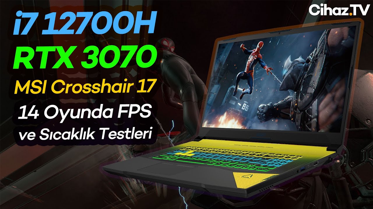 MSI Crosshair 17 B12UGZ 298XTR Oyun FPS Testleri (Video)