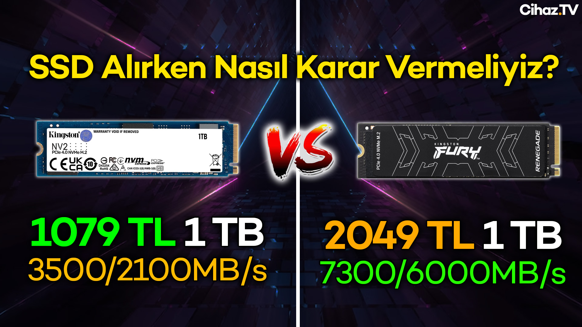 SSD Alırken Nasıl Karar Vermeliyiz? Hız mı Kapasite mi Daha Önemli? (Video)