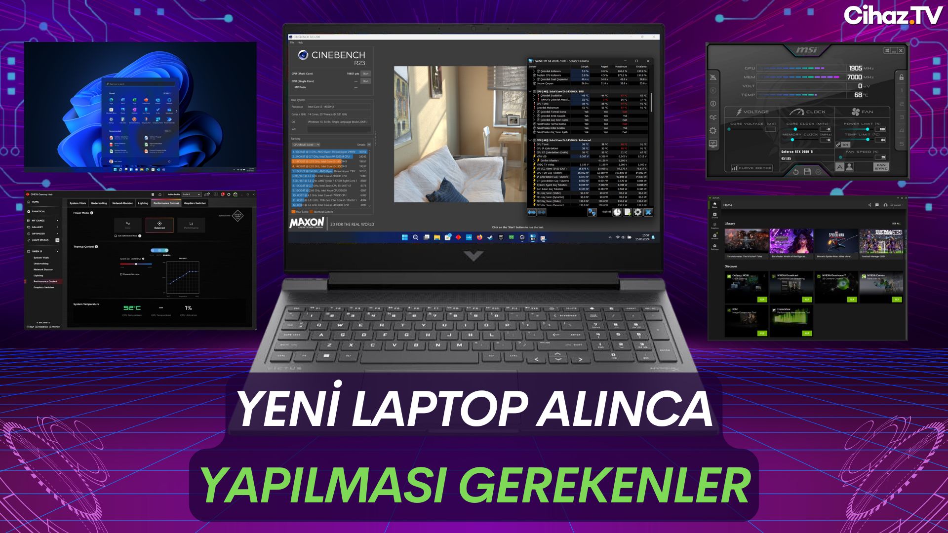 Yeni Laptop Alınca Yapılması Gerekenler